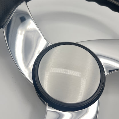 Model M533 Boat Steering Wheel Polished Alum Spoke | Plain