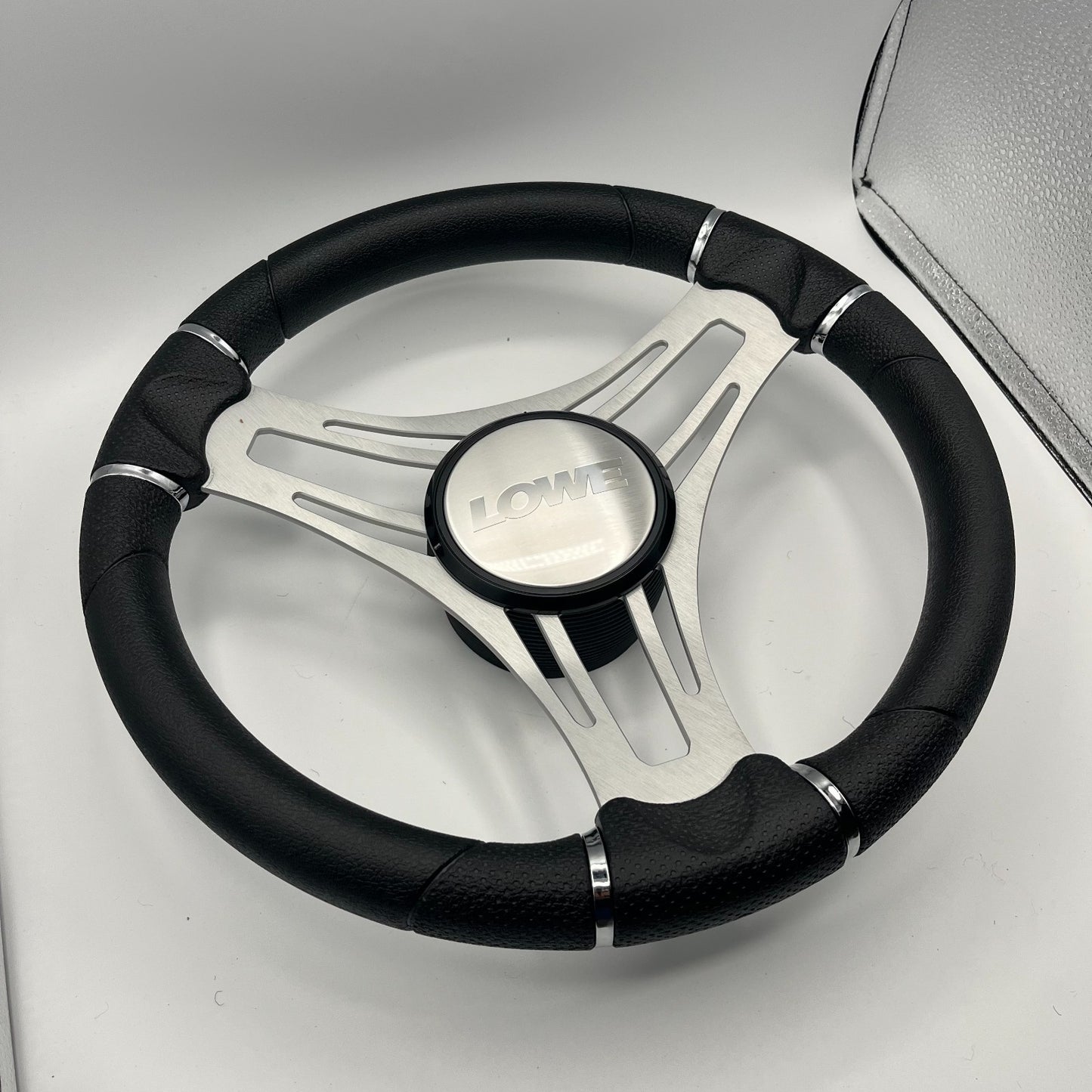 Verona Boat Steering Wheel Brushed Aluminum Spokes | Lowe