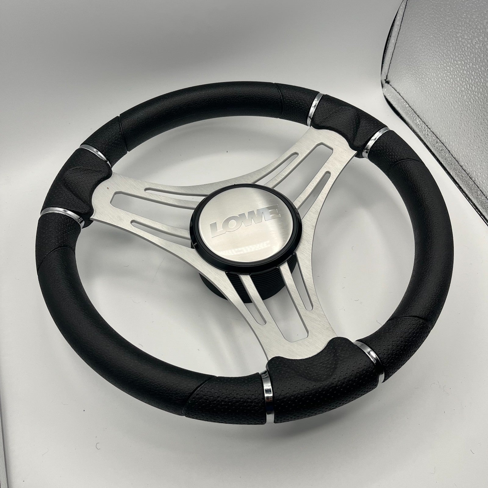 Verona Boat Steering Wheel Brushed Aluminum Spokes | Lowe