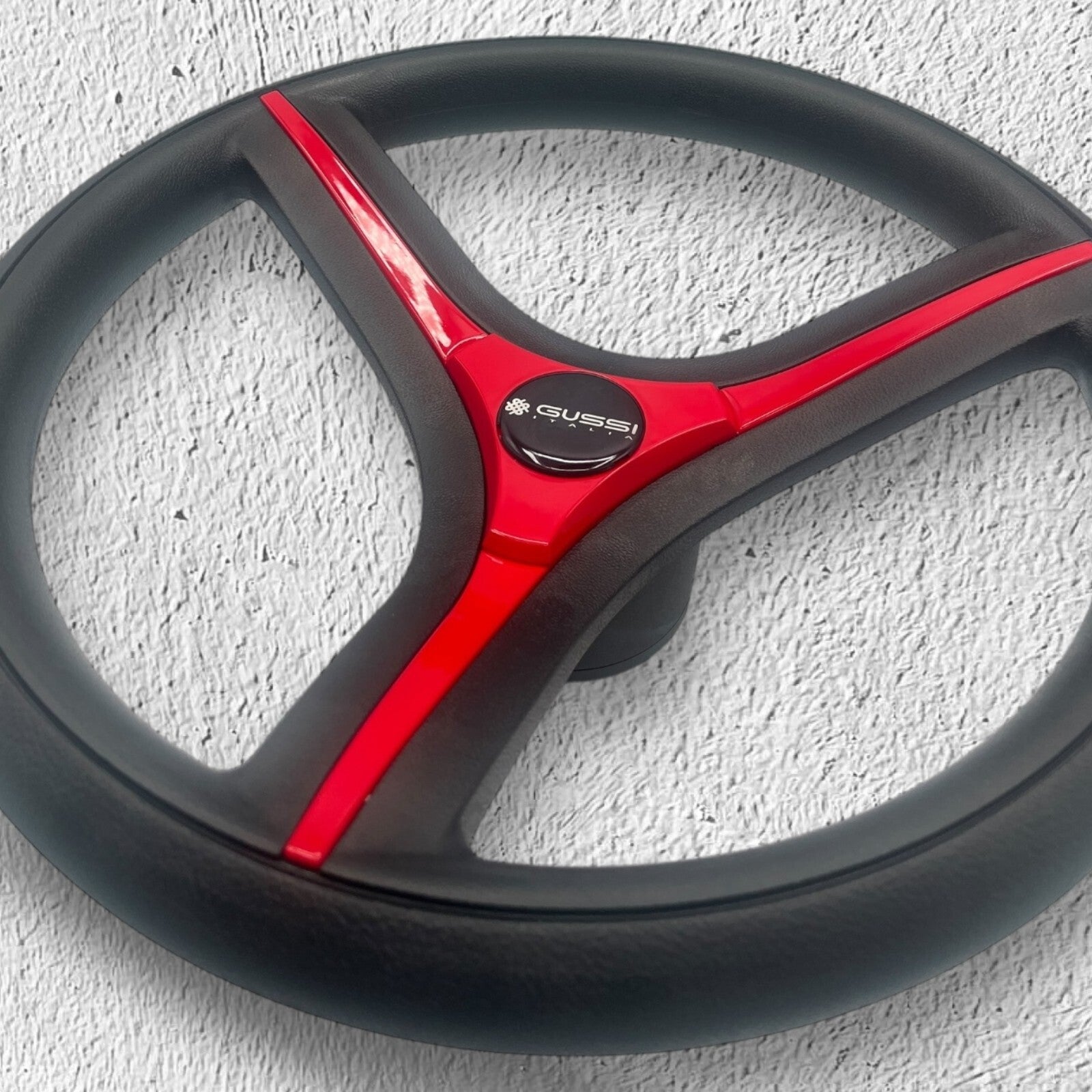 Brenta Black & Red Golf Cart Steering Wheel Fits CLUBCAR PRECEDENT