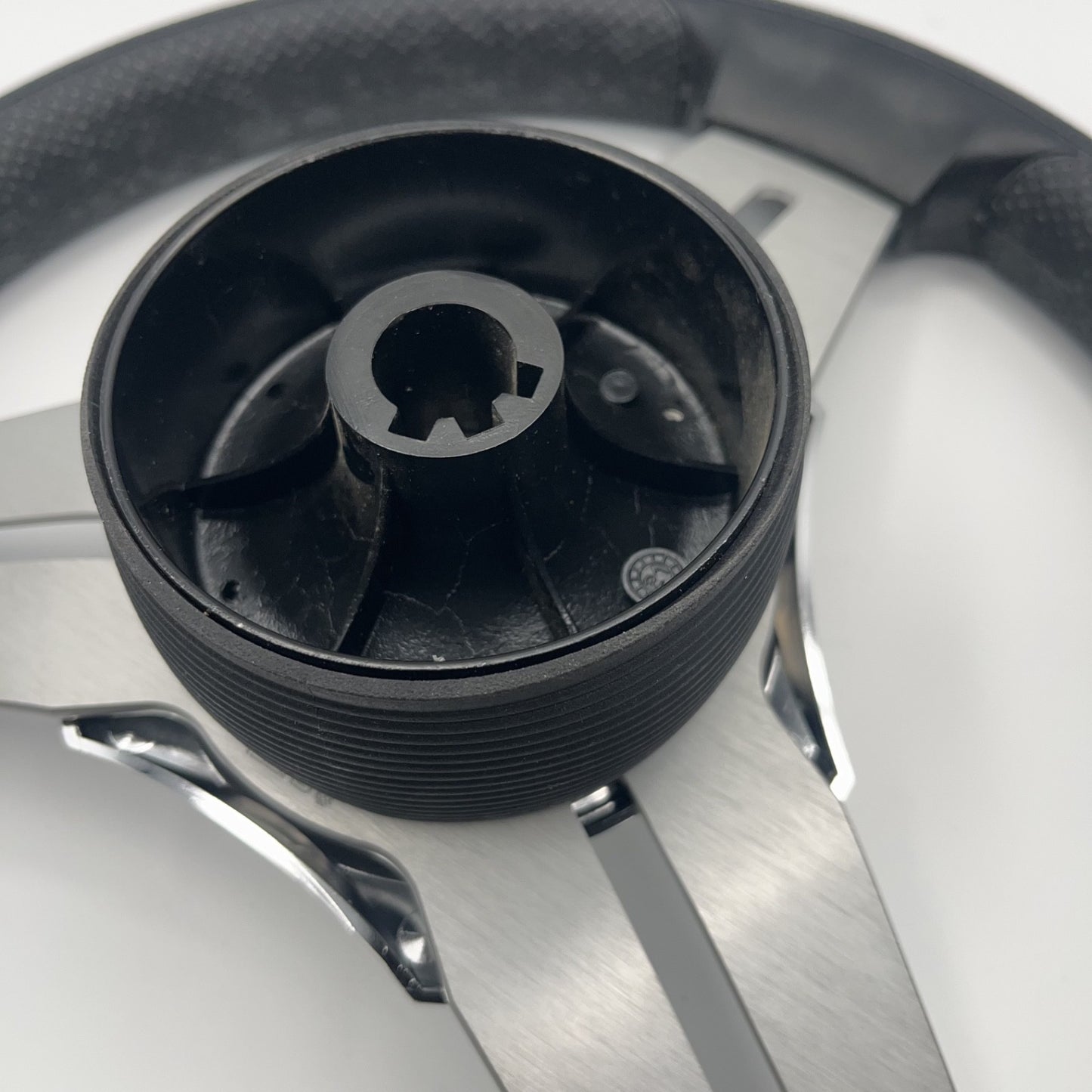 Model 15 Marine Steering Wheel Brushed Aluminum Spokes | SunChaser