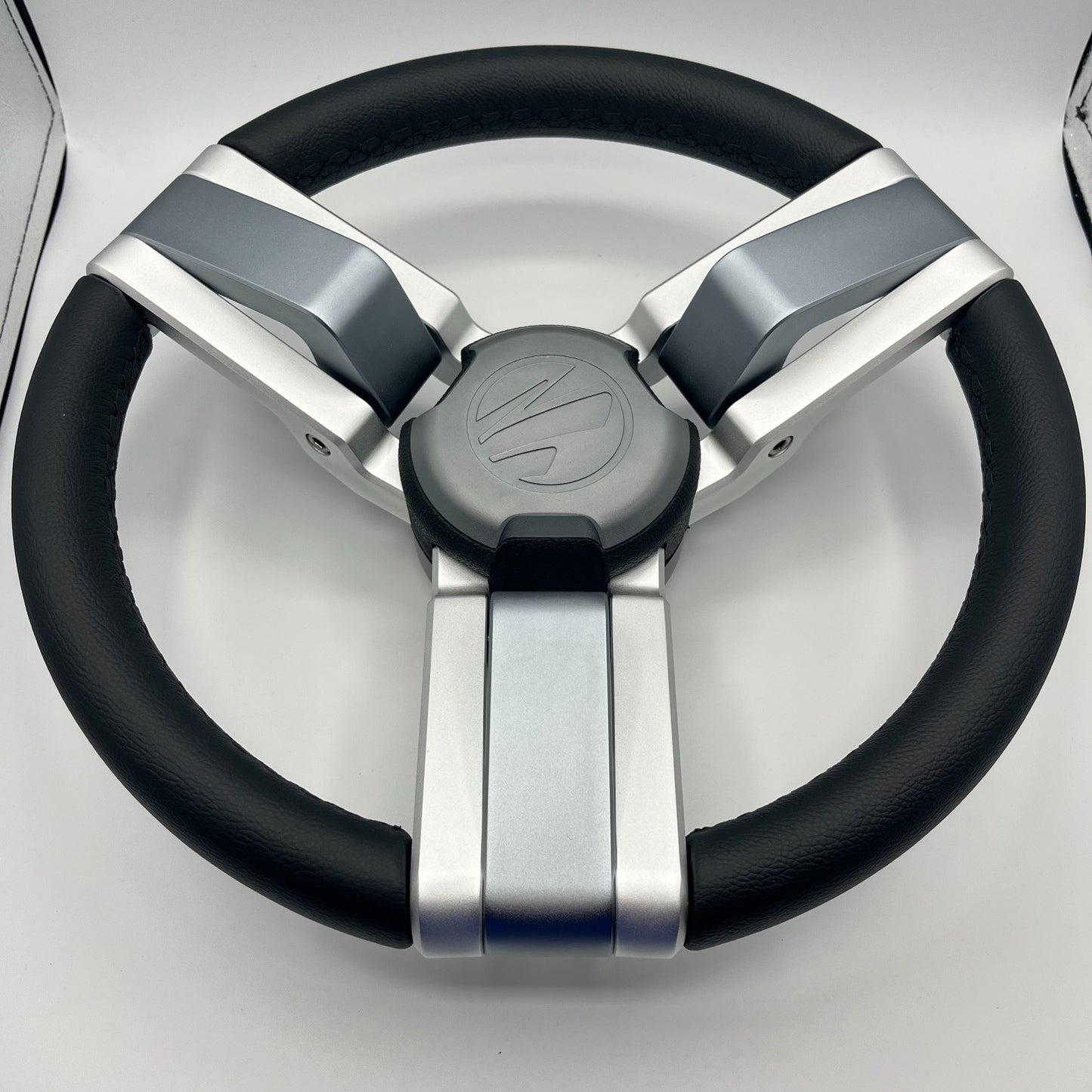 Gussi Italia Marine Steering Wheel Multi Color Gray Aluminum Wheel | Tige