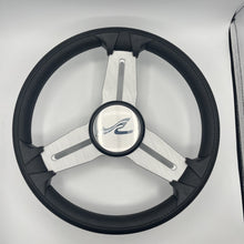 Model 15 Marine Steering Wheel Brush Alum Spokes | Sea Ray Boats Logo