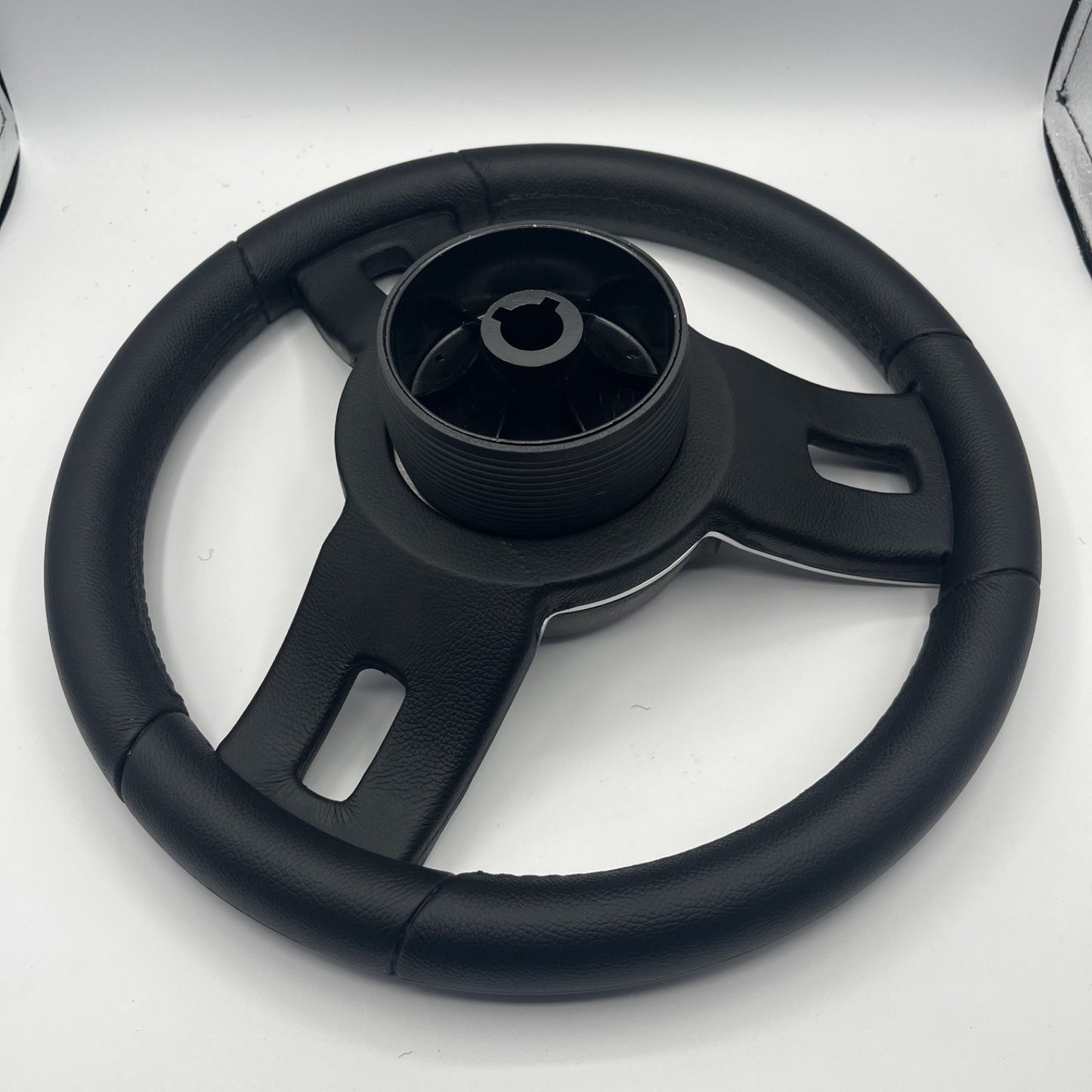 Gussi Italia Black Model 702 Steering Wheel | SouthBay Boats