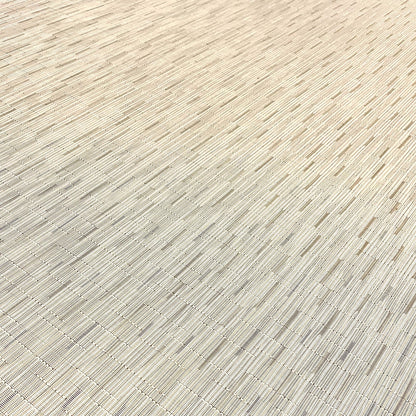 Woven Vinyl Flooring | Bamboo - Oat | 6' Width | Choose Your Length