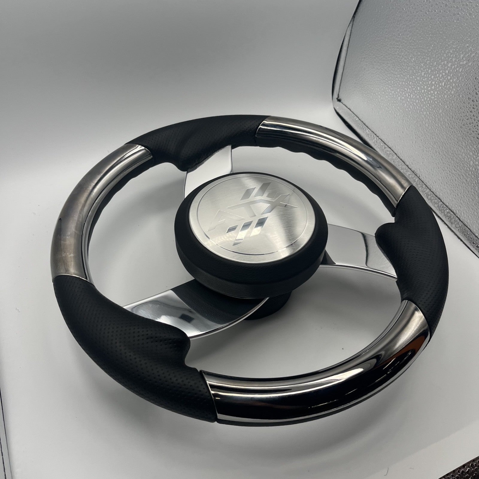 Model M533 Boat Steering Wheel Polished Aluminum Spokes | ATX