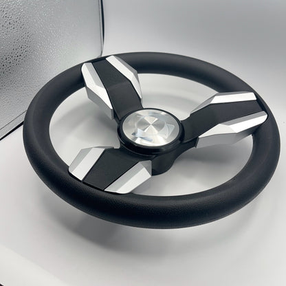 Collina Boat Steering Wheel Brushed Inserts - Keyed ONLY
