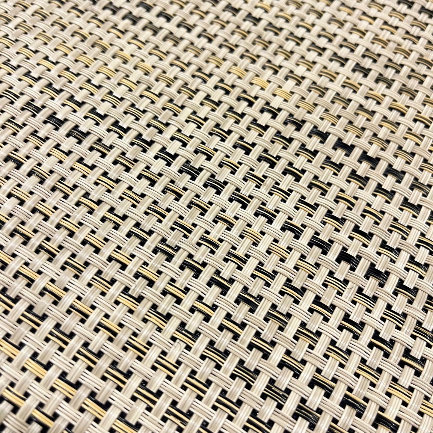Woven Vinyl Flooring | Basketweave - Straw | 6' Width | Choose Your Length