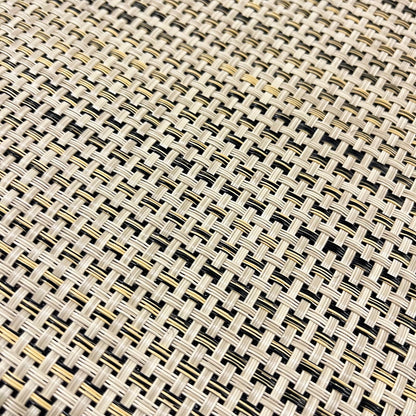 Woven Vinyl Flooring | Basketweave - Straw | 6' Width | Choose Your Length