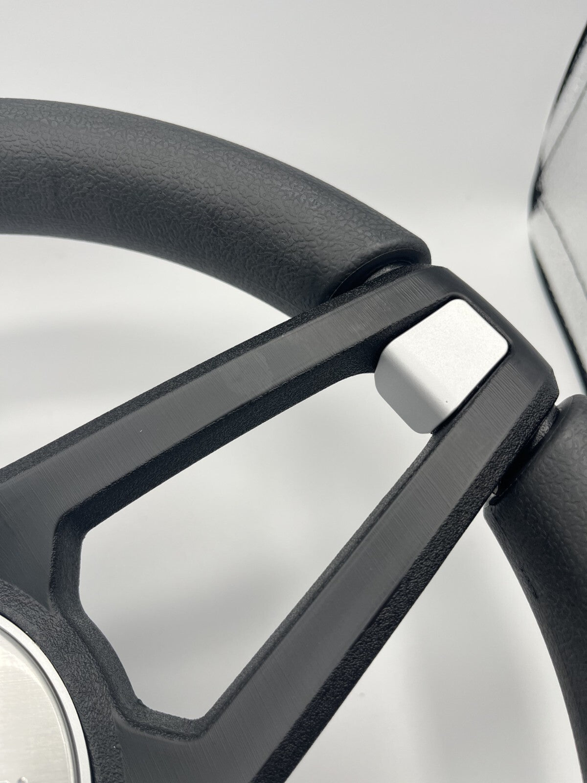 Molino Black & Silver Accents Golf Cart Steering Wheel fits YAMAHA Carts