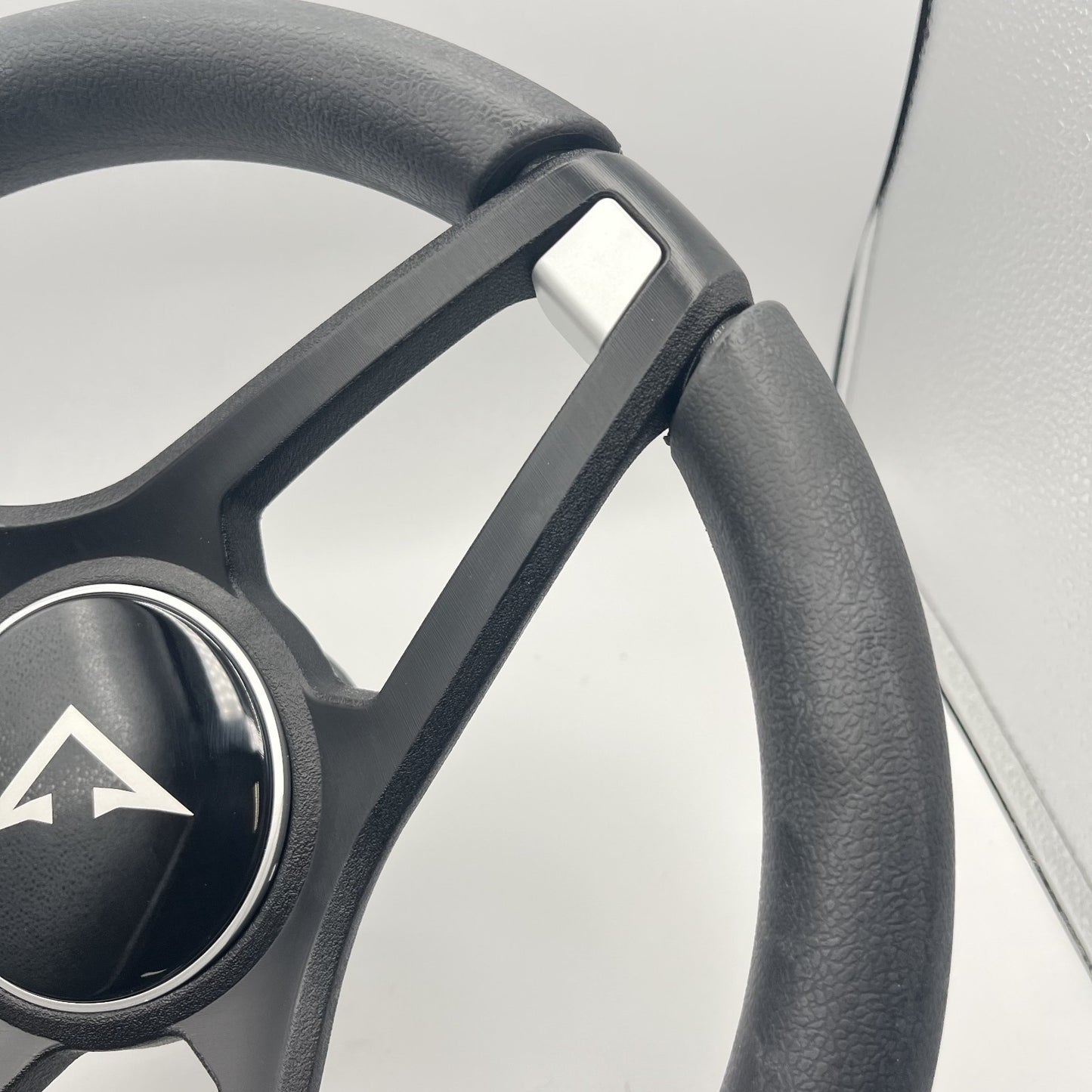 Molino Black & Silver Accents Golf Cart Steering Wheel fits AYRO EV Cart