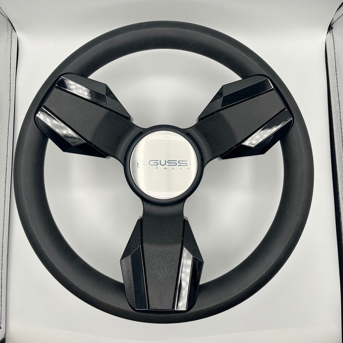 Collina Black Golf Cart Steering Wheel fits YAMAHA carts