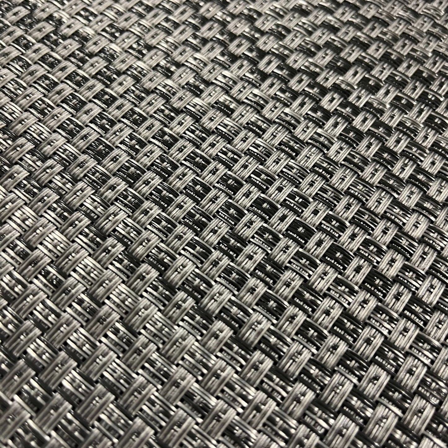 Woven Vinyl Flooring | Twill - Carbon Fiber | 8'6" Width | Choose Your Length