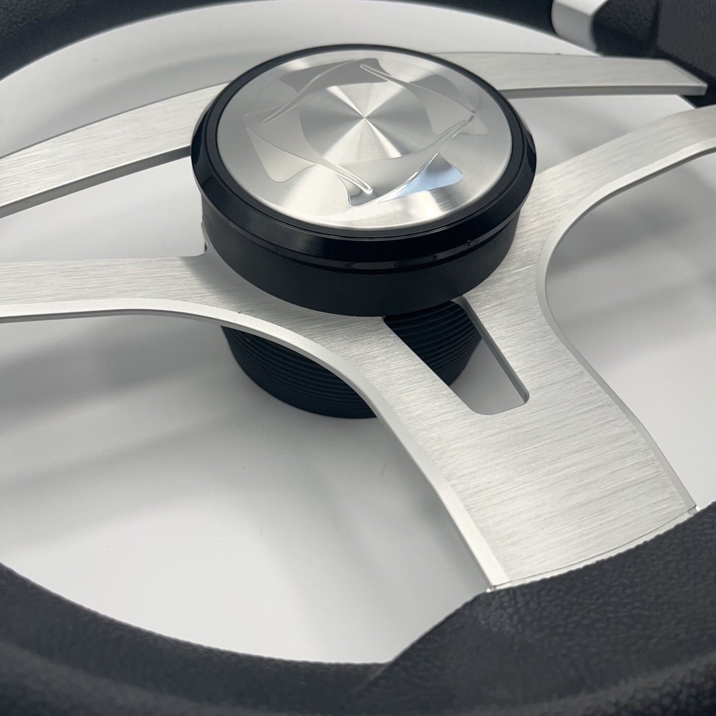 Badia Boat Steering Wheel Brushed Aluminum Spokes | Stingray