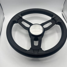 Model 15 Boat Steering Wheel Black Brushed Alum Spokes | Bentley