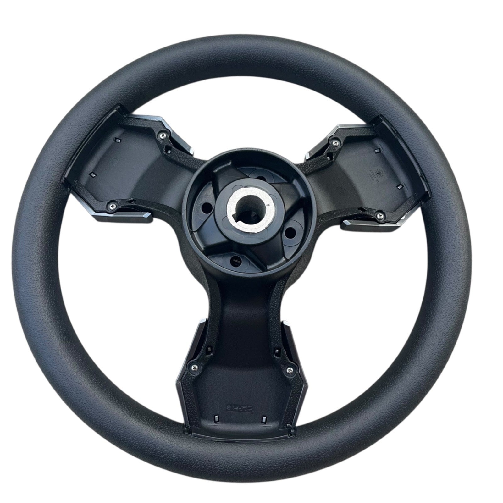 Collina Boat Steering Wheel Dark Gray Inserts - Seastar - Keyed ONLY