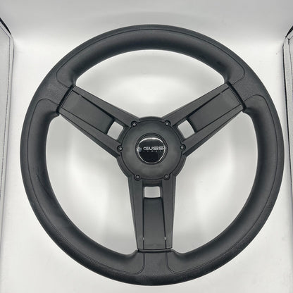 Giazza Black Golf Cart Steering Wheel - CLUB CAR DS carts