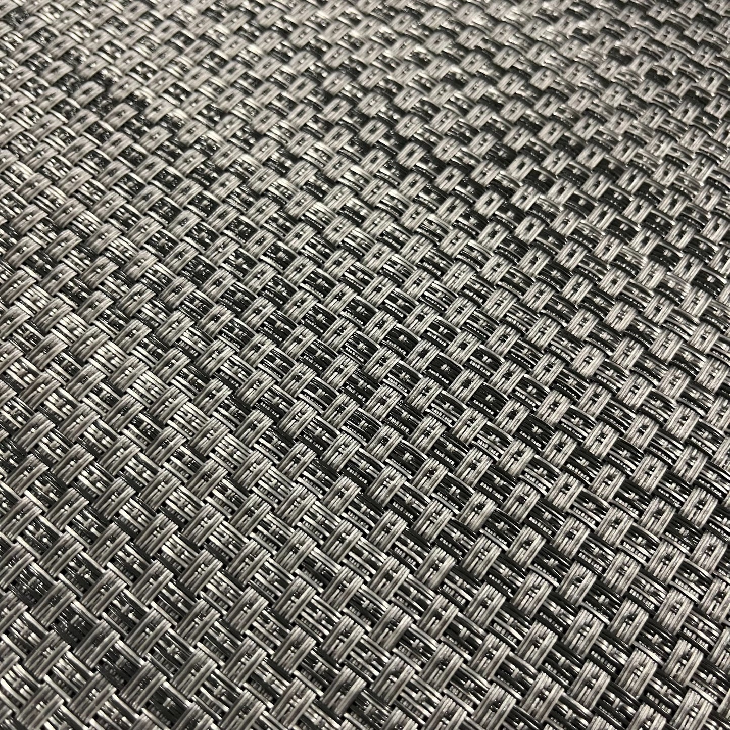 Woven Vinyl Flooring | Twill - Carbon Fiber | 8'6" Width | Choose Your Length