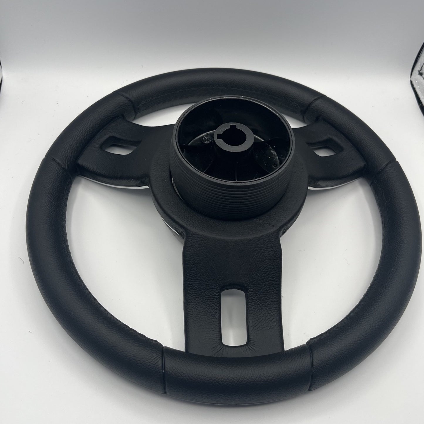 Gussi Italia Black Model 702 Steering Wheel | Plain Brushed