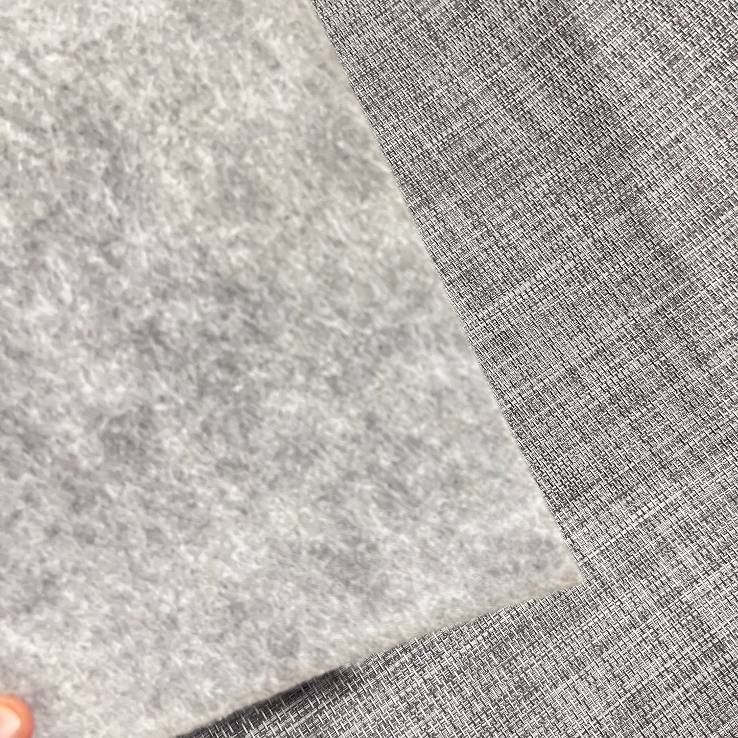Woven Vinyl Flooring | Linetech - Prizm Gray | 8'6" Width | Choose Your Length