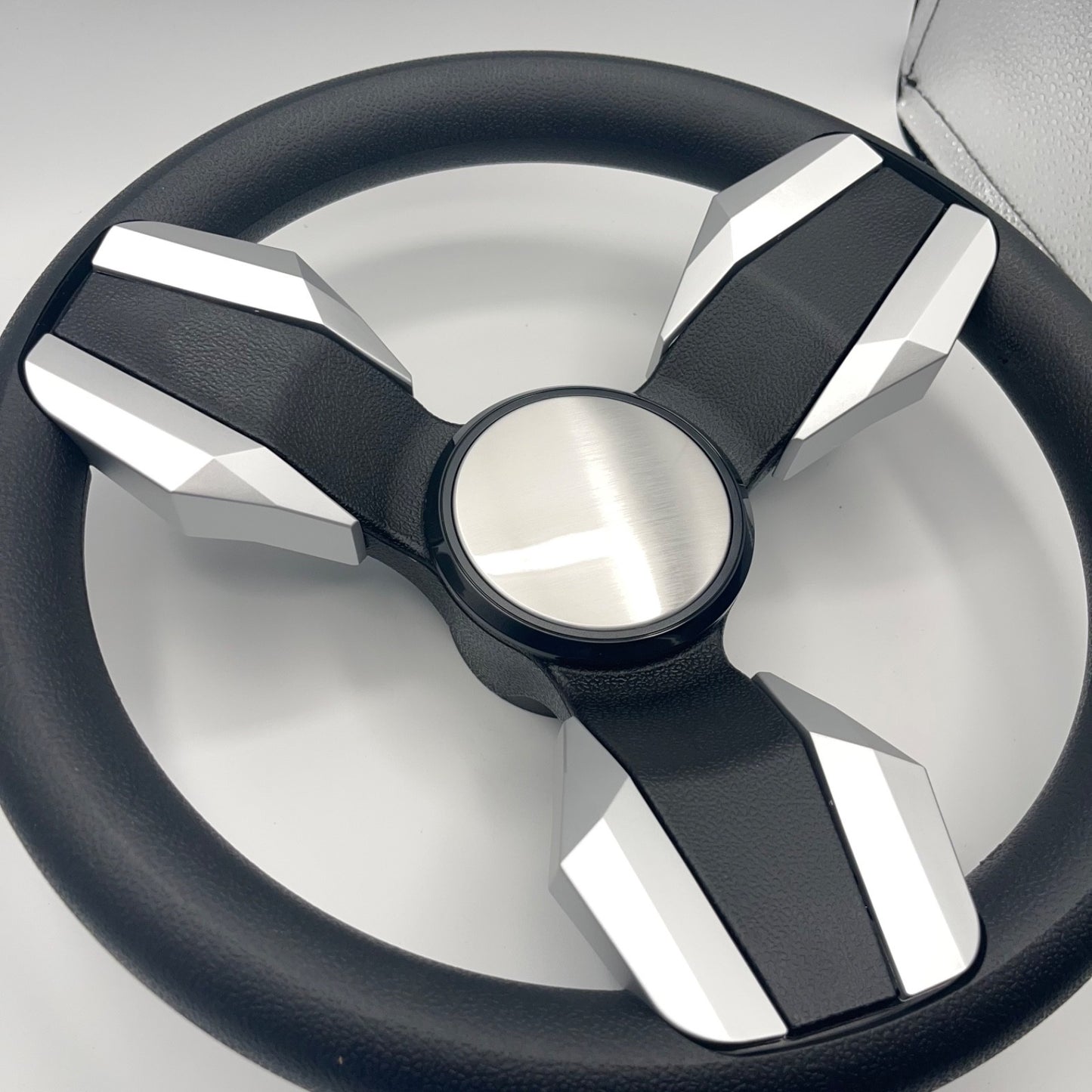 Collina Boat Steering Wheel Brushed Inserts - Keyed ONLY