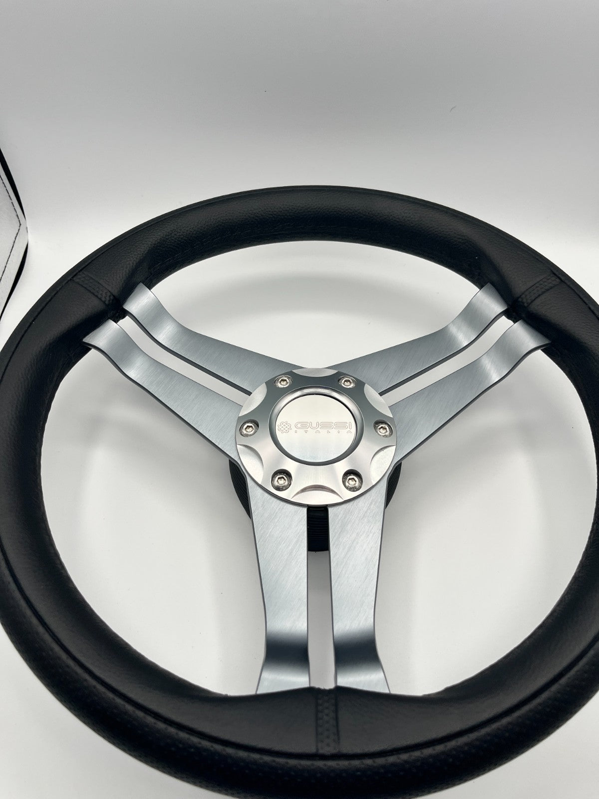 W208 Steering Wheel Gray Brushed Alum Spoke | Gussi Italia