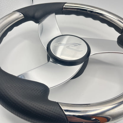 Model M533 Boat Steering Wheel Polished Alum Spoke | Sea Ray