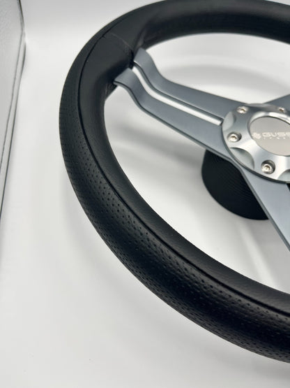 W208 Steering Wheel Gray Brushed Alum Spoke | Gussi Italia