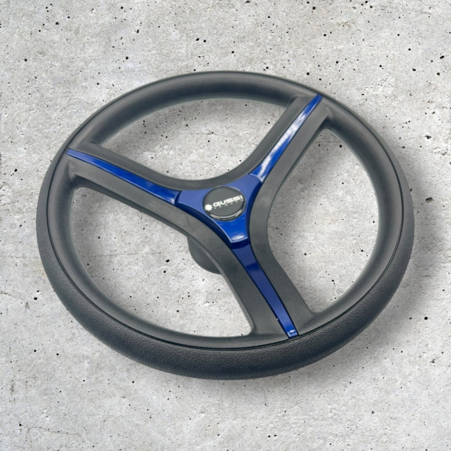Brenta Black & Blue Golf Cart Steering Wheel Fits All CLUBCAR PRECEDENT Cart