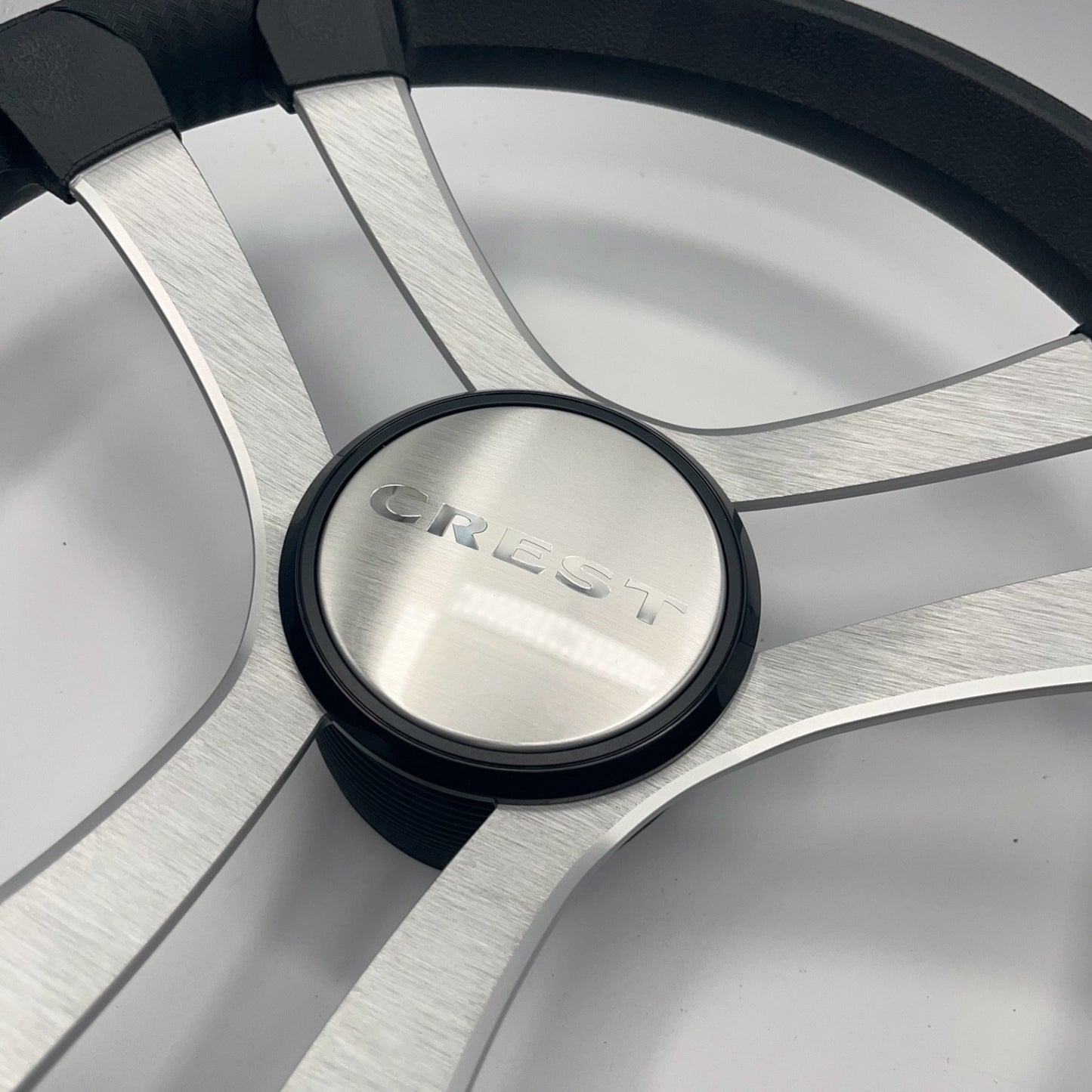 Benaco Boat Steering Wheel Brushed Aluminum Spokes | Crest Boats