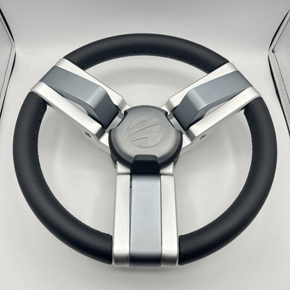 Gussi Italia Marine Steering Wheel Multi Color Gray Aluminum Wheel-PROGL | Tige