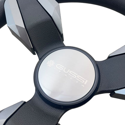 Collina Boat Steering Wheel Dark Gray Inserts - Keyed ONLY