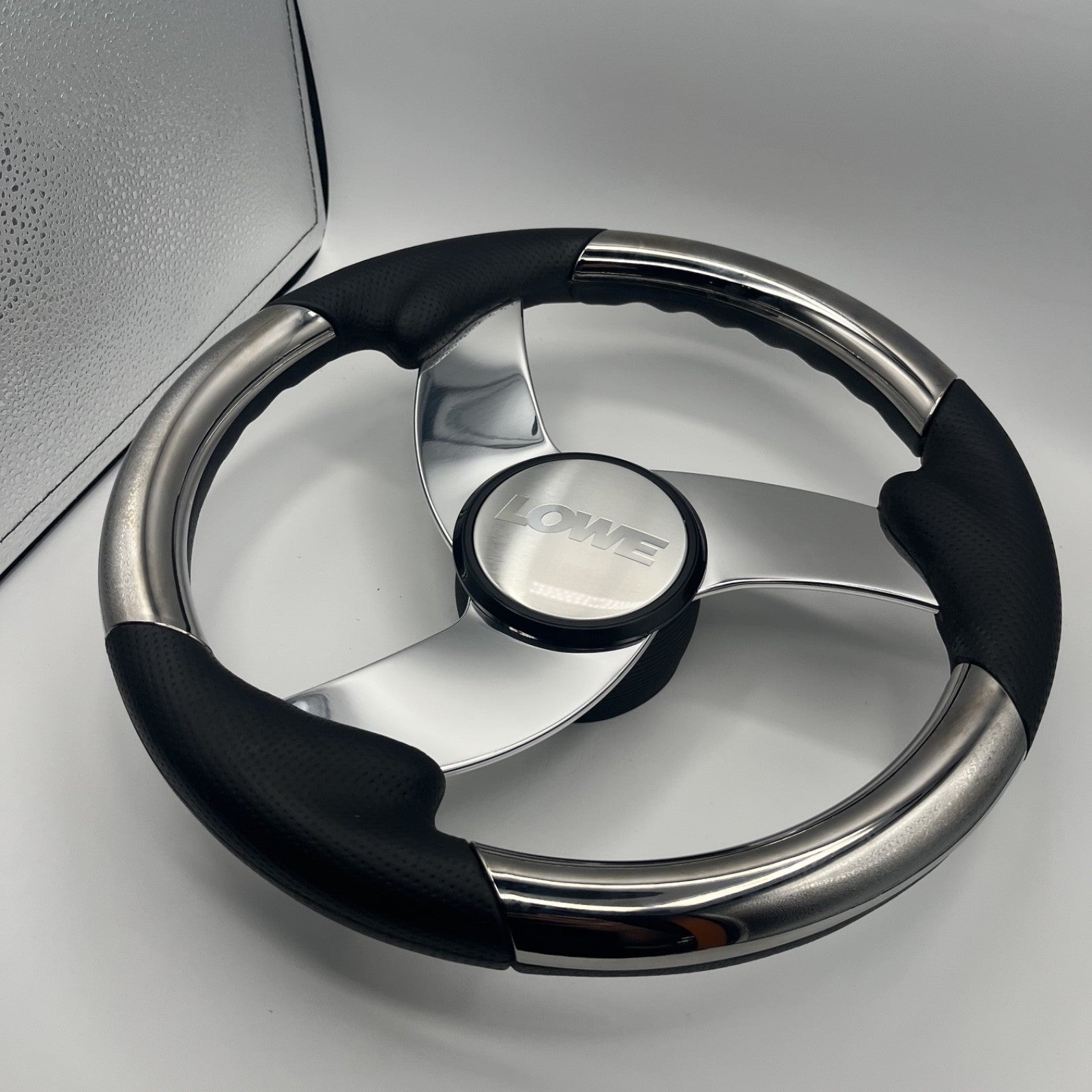 Model M533 Boat Steering Wheel Polished Alum Spoke | Lowe