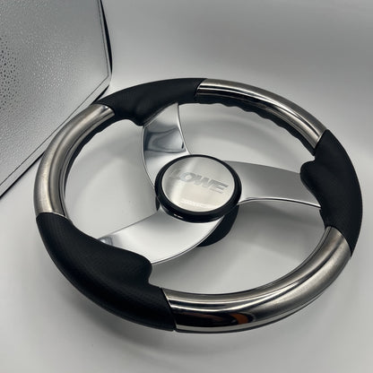 Model M533 Boat Steering Wheel Polished Alum Spoke | Lowe