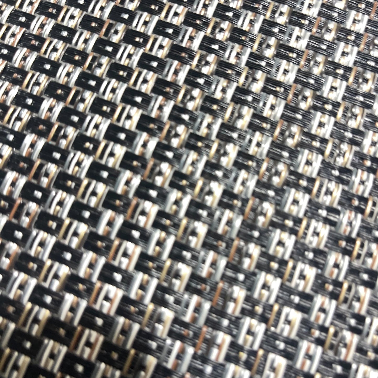 Woven Vinyl Flooring | Urban Weave-Wrought Iron | 8'6" W | Choose Your Length