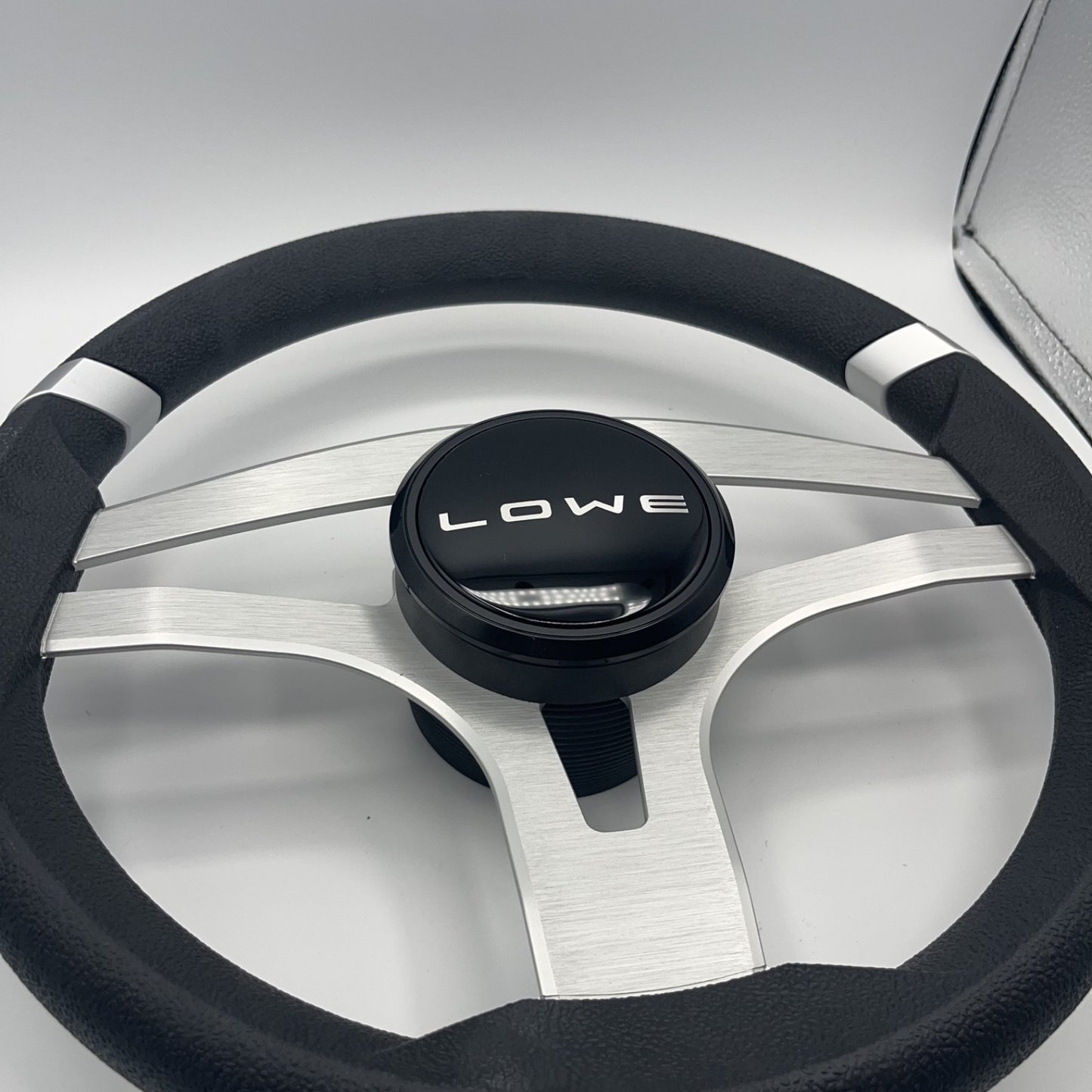 Badia Boat Steering Wheel Brushed Aluminum Spokes | Lowe Boats