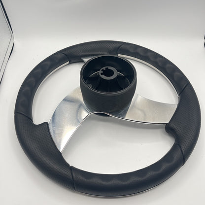 Model M533 Boat Steering Wheel Polished Alum Spoke | Sea Ray