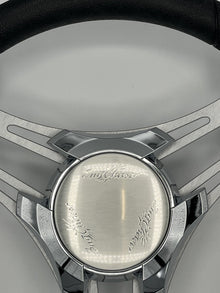 Verona Boat Steering Wheel Brushed Aluminum Spokes | SunChaser