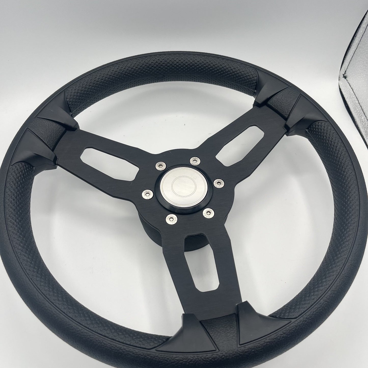 Gussi Italia Model 15 Steering Wheel Blk Brushed Alum Spokes | Target