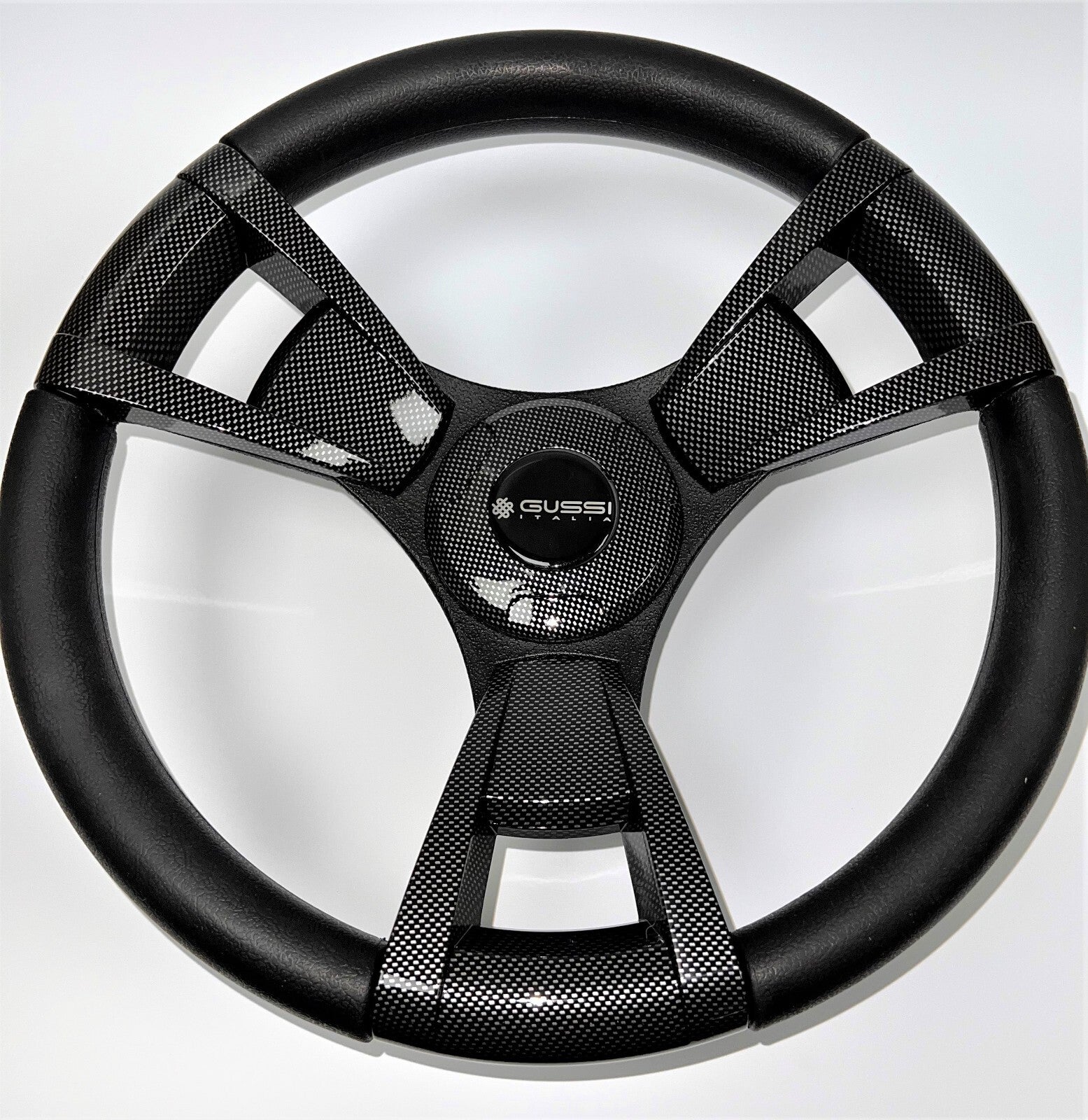 Model M13F Carbon Fiber Golf Cart Steering Wheel Fits All EZ GO Golf Carts