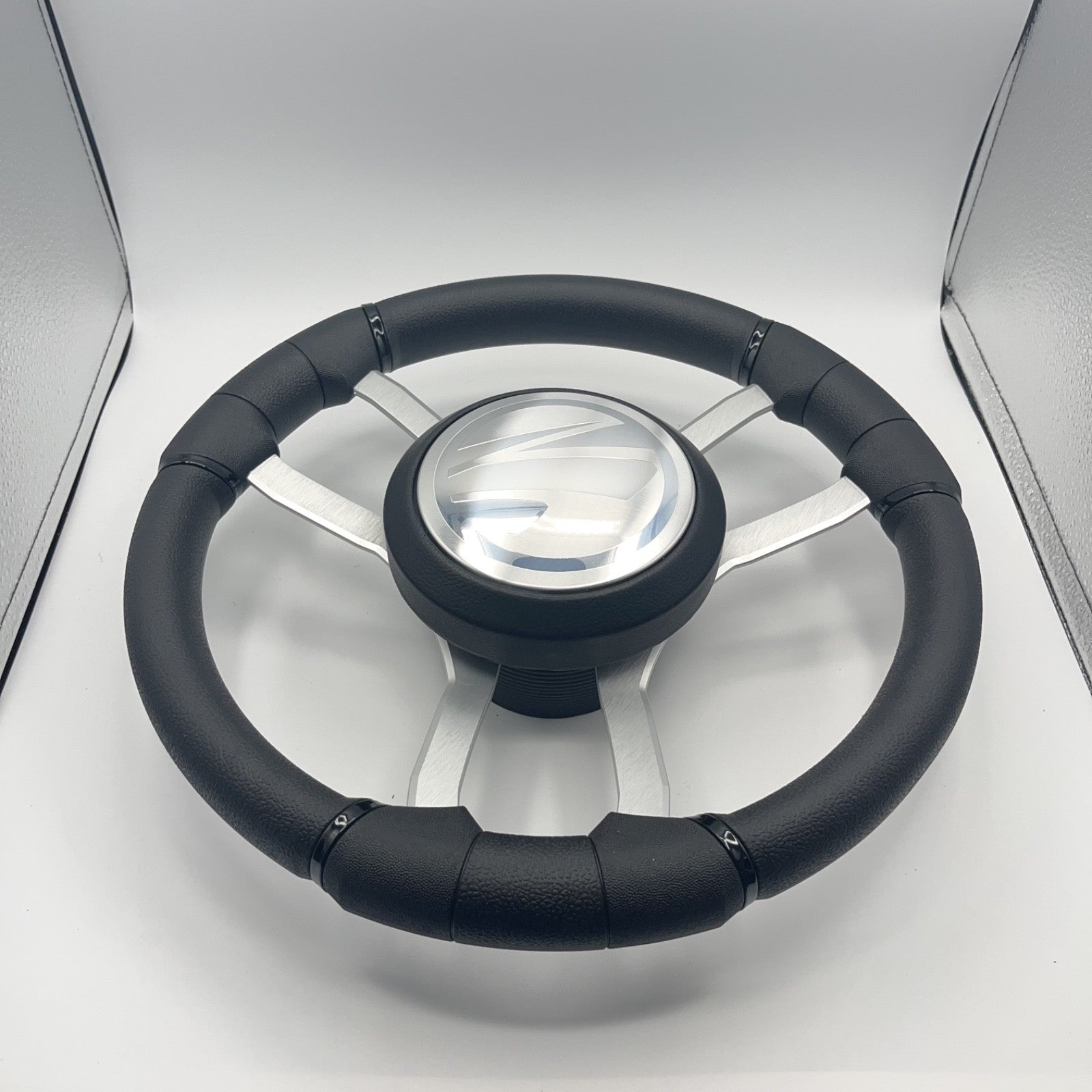 Malera Boat Steering Wheel Brushed Aluminum Spokes | Tige Boats