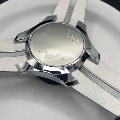 Model 15 Marine Steering Wheel Brushed Aluminum Spokes | SunChaser