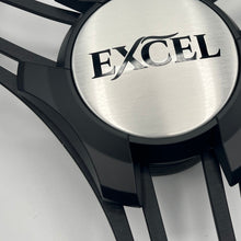 Verona Boat Steering Wheel Black Brushed Aluminum Spokes | Excel Boats