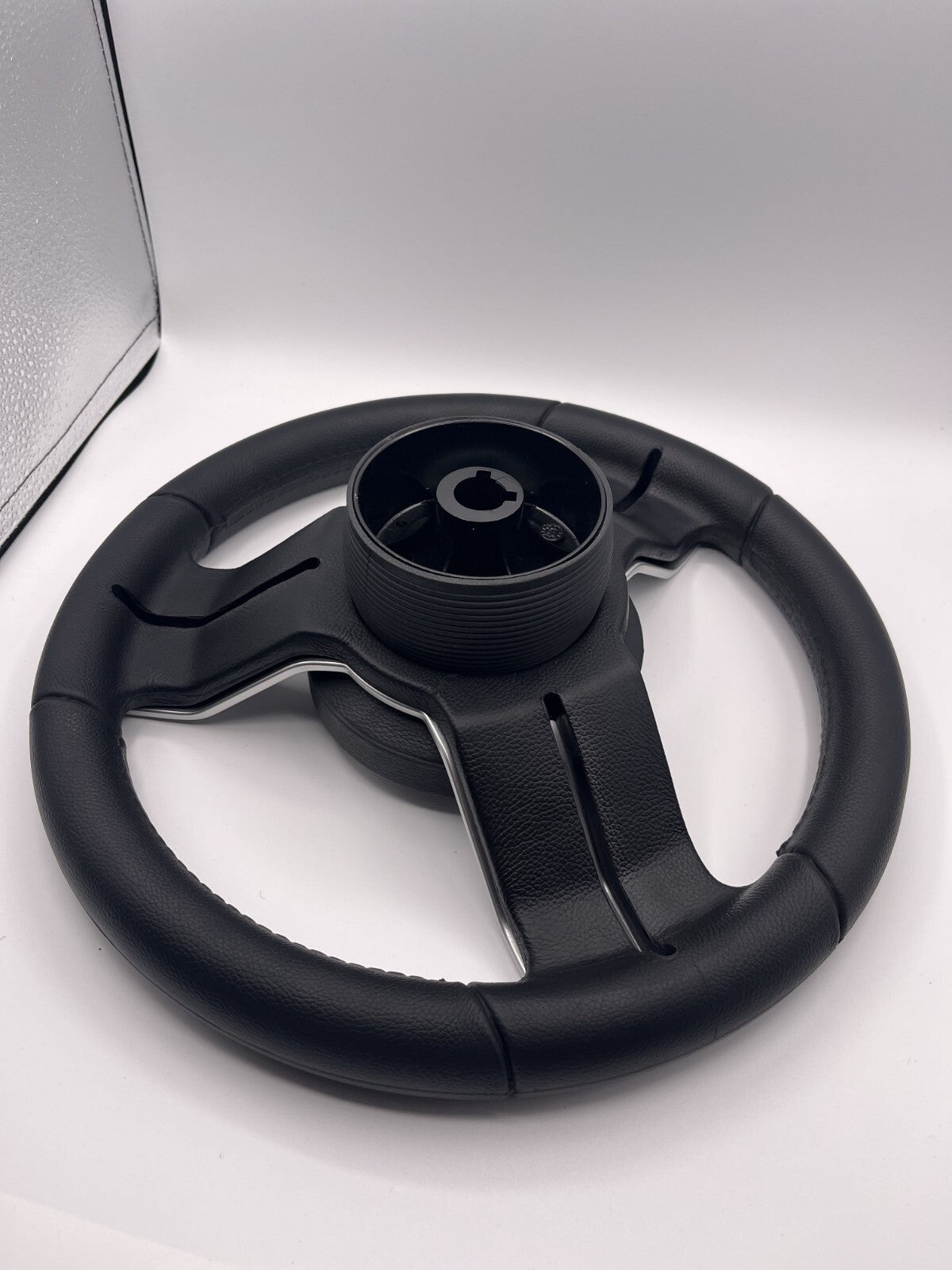 Model M703 Boat Steering Wheel with Brushed Dual Spokes/Center Cap