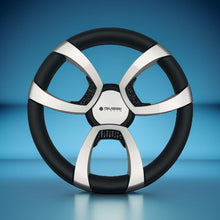 La Corte Boat Steering Wheel Silver Inserts | Gussi Italia Logo