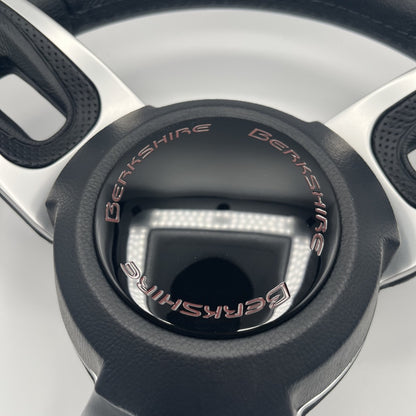 Gussi Italia Black Model 702 Steering Wheel | Berkshire Boat