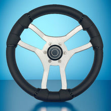 Malera Boat Steering Wheel Brushed Aluminum Spokes | Target Snap-in