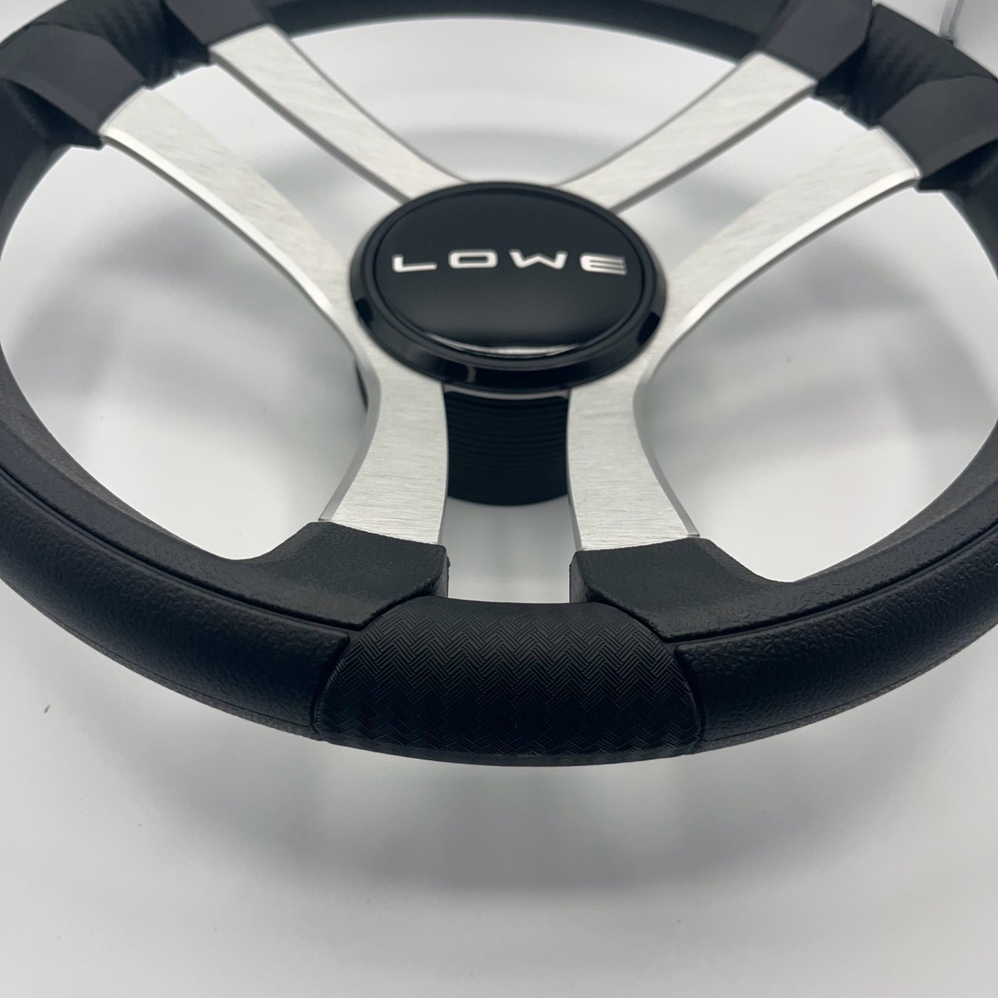 Benaco Boat Steering Wheel Brushed Aluminum Spokes | Lowe Boats