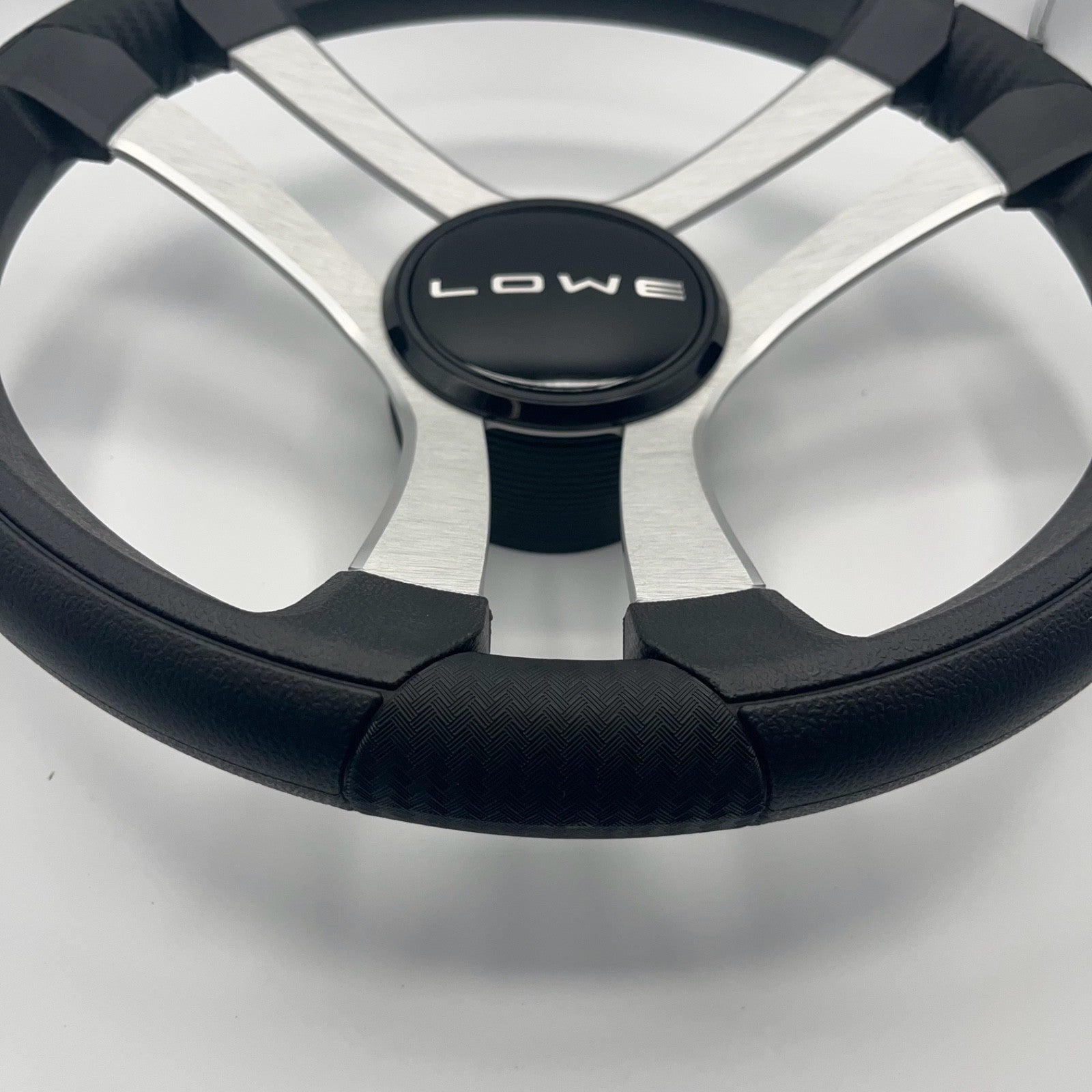 Benaco Boat Steering Wheel Brushed Aluminum Spokes | Lowe Boats