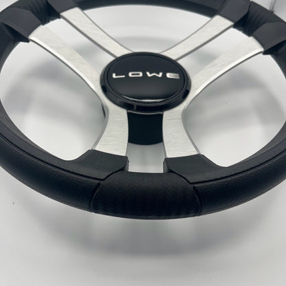 Benaco Boat Steering Wheel Brushed Aluminum Spokes | Lowe Boats